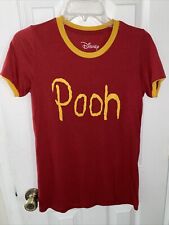 DISNEY POOH S/S  Poly/Rayon Top Ladies Size Small picture