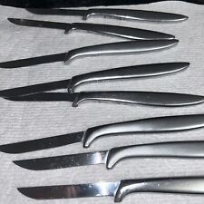 Lot Of 9 Vintage Legendary GERBER MIMING Stainless Steel Steak Knife Knives 8.5