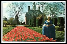 Williamsburg VA Postcard Governor's Palace Gardens Unposted  pc269 picture