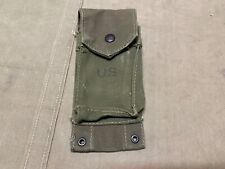 ORIGINAL EARLY VIETNAM WAR US ARMY M1961 20RD AMMO BELT POUCH picture