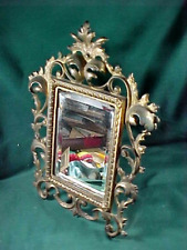 Antique Vintage Cast Iron Picture Frame or Mirror Frame picture