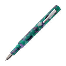 Monteverde USA MVP Fountain Pen in Green Abstracts - Fine Point - NEW in Box picture
