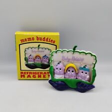Vintage Anthropomorphic Baby Raisins Memo Buddies Refrigerator Memo Magnets Set picture