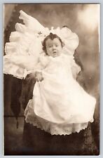 Postcard RPPC Photo Hidden Mother Holding Child Baby c1907 picture