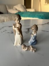 Vtg Lladro Mini Sagrada Familia 5.657 Baby Jesus Mary Christmas Ornaments picture