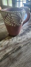 Pink Talavera Heart Shape Mug Made in Mexico Talavera Mexicana Talavera Pottery  picture