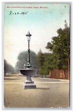 Postcard: WI 1915 Main Street North From Fountain, Juneau, Wisconsin - Unposted picture
