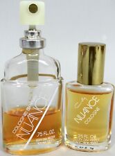 Vtg Coty Nuance Perfume Cologne Spray .75 oz Splash .25 oz Fresh Woody Fruity picture