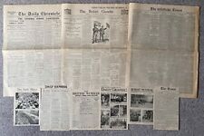 1926 GENERAL STRIKE - 9 DIFFERENT REPRINTED NEWSPAPERS - BRITISH GAZETTE ETC picture
