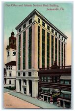 c1910's Post Office and Atlantic National Bank Building Jacksonville FL Postcard picture