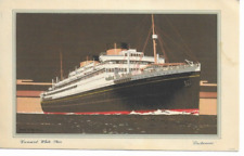 M.V. BRITANNIC  Cunard White Star Abstract of Log August 8 1937  London to N.Y. picture