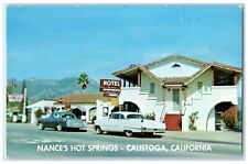 c1950's Nance's Hot Springs Hotel Apartments Calistoga California CA Postcard picture