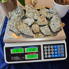 3.7kg Pyrite Cluster with Chalcedony Hematite Natural Crystal Wholesale Bulk picture