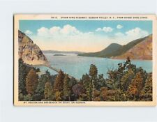 Postcard Storm King Highway Hudson Valley Horse Shoe Curve Mt. Beacon Breakneck picture