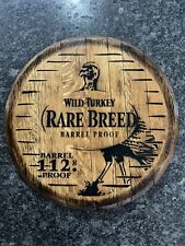 Wild Turkey Bourbon( RARE BREED)  Barrel Head Lid/Top/Head 21” Diameter picture