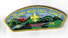 Allegheny Highlands Council SAP SA-6 1973-1993 GMY Bdr. Penn, NY (CSI $10-15) picture