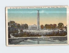 Postcard City Hall & McDonough Memorial Plattsburgh New York USA picture