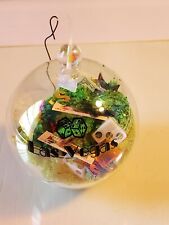 Vintage Las Vegas Ornament Iridescent bulb RARE and NWT LUCK CHARM? DONT MISS IT picture