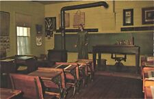 Inside The Schoolhouse, Swiss Historical Village, New Glarus, Wisconsin Postcard picture