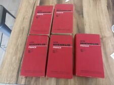 Lot 5X Michelin Guide France Collection 1972/1974/1976/1978/1979 Super Condition  picture