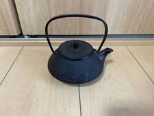Antique Tetsubin Cast Iron Folk Craft Teapot Japanese Traditional Tools picture