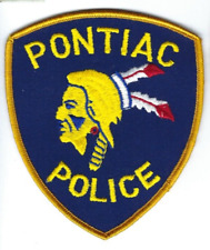 Pontiac (Livingston County) IL Illinois Police Dept. patch - NEW *INDIAN* picture