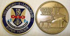 NAVY SUBMARINE USS EMORY S LAND AS-39  MILITARY SUPER TENDER CHALLENGE COIN picture