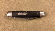 Vintage Antique Cattaraugus Rare 22576 Ebony Handle Pocket Knife picture
