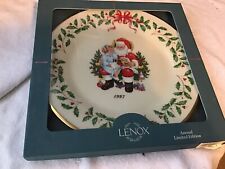 lenox collectible christmas plates “1997” picture