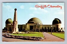 Los Angeles CA-California, Griffith Observatory, Mt Hollywood, Vintage Postcard picture