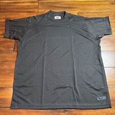 XGO  Short Sleeve Shirt Men Large Black  Acclimate Dry Made in USA #7 picture