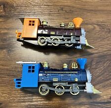 Lot of 2 Steam Engine Toy Train Pull/Let go 7” L 2