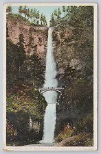 Vtg Post Card Multnomah Falls, Columbia Hwy, Portland, Oregon F67 picture