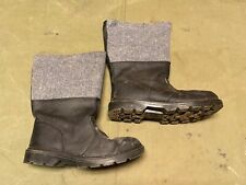 WWII GERMAN WINTER FELT BOOTS-SIZE 11 picture
