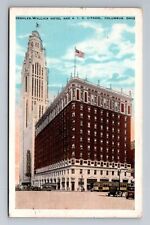 Columbus OH-Ohio, Deshler-Wallick Hotel, Advertising, Antique Vintage Postcard picture