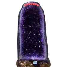 2024 Home Natural Uruguayan Amethyst Cave Purple Deodorant Jewelry 1pcs picture