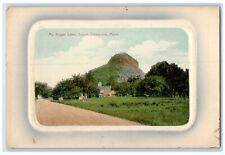 c1920's Mt. Sugar Loaf Field Dirt Road South Deerfield Massachusetts MA Postcard picture