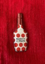 Makers Mark Whisky Whiskey Bottle Lapel Hat T-Shirt Pin picture