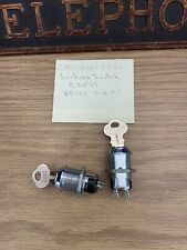 Lot of 2) Chicago Lock  Switch Lock w/ 2252 w/2 keys Both AC/DC Usage NOS picture