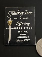 Vintage Treadway Inn Matches NY DC NJ NH CT Matchbook Unique Rare picture