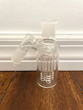 18MM CLEAR HOOKAH WATER PIPE ASH CATCHER 4ARM TREE PERC 45DEGREE picture
