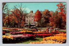 Mansfield OH-Ohio, Kingwood Hall, Kingwood Center, Gardens, Vintage Postcard picture