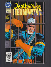 DEATHSTROKE THE TERMINATOR #12 (Slade Wilson, Superman, Paquette) VF 1992 picture