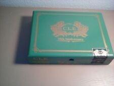 C.L.E. 25th Anniversary Green 54x6 Wooden Cigar Box-1 picture