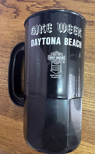 1980's Old School Harley Davidson Logo Plastic Beer Mug Bike Week Daytona Beach picture