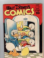 Walt Disney's Comics and Stories #35 Golden Age Donald Duck 1943 G/VG picture