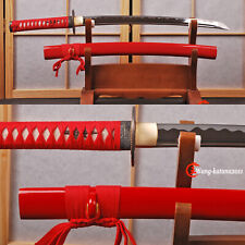 Red Sharp Wakizashi 1095 Steel Japenese Samurai Practical Sword Full Tang 30'' picture