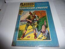 CLASSICS ILLUSTRATED #10 Robinson Crusoe HRN 114 GD/VG 3.0 Complete Copy picture