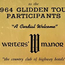 1964 Glidden Tour Participant Writers' Manor Country Club Hotel Denver Colorado picture