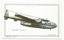 Fairchild Packet Postcard Flying Boxcar Aircaft Roy Anderson picture